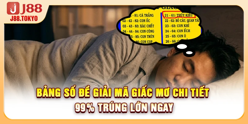 Bảng Số Đề Giải Mã Giấc Mơ Chi Tiết - 99% Trúng Lớn Ngay 4 Bảng Số Đề Giải Mã Giấc Mơ Chi Tiết - 99% Trúng Lớn Ngay